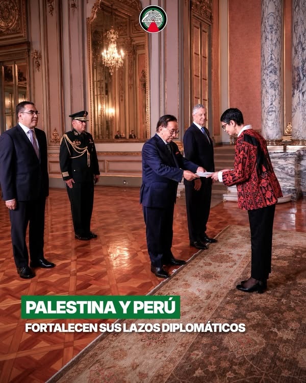 Presentación oficial de la Embajadora Deema Asfour y lazos con la colectividad en el Perú