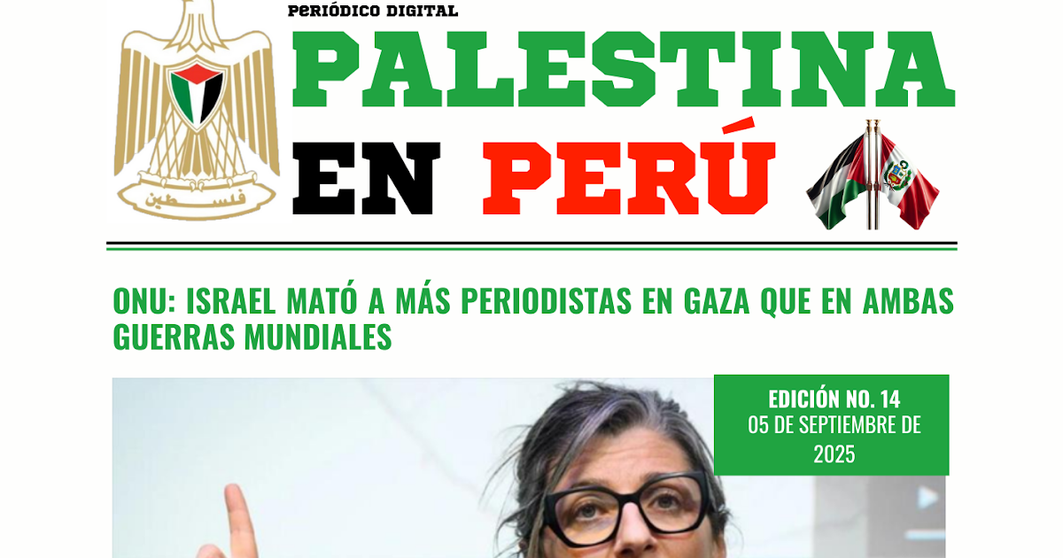 Periódico Palestina en Perú Edición 14