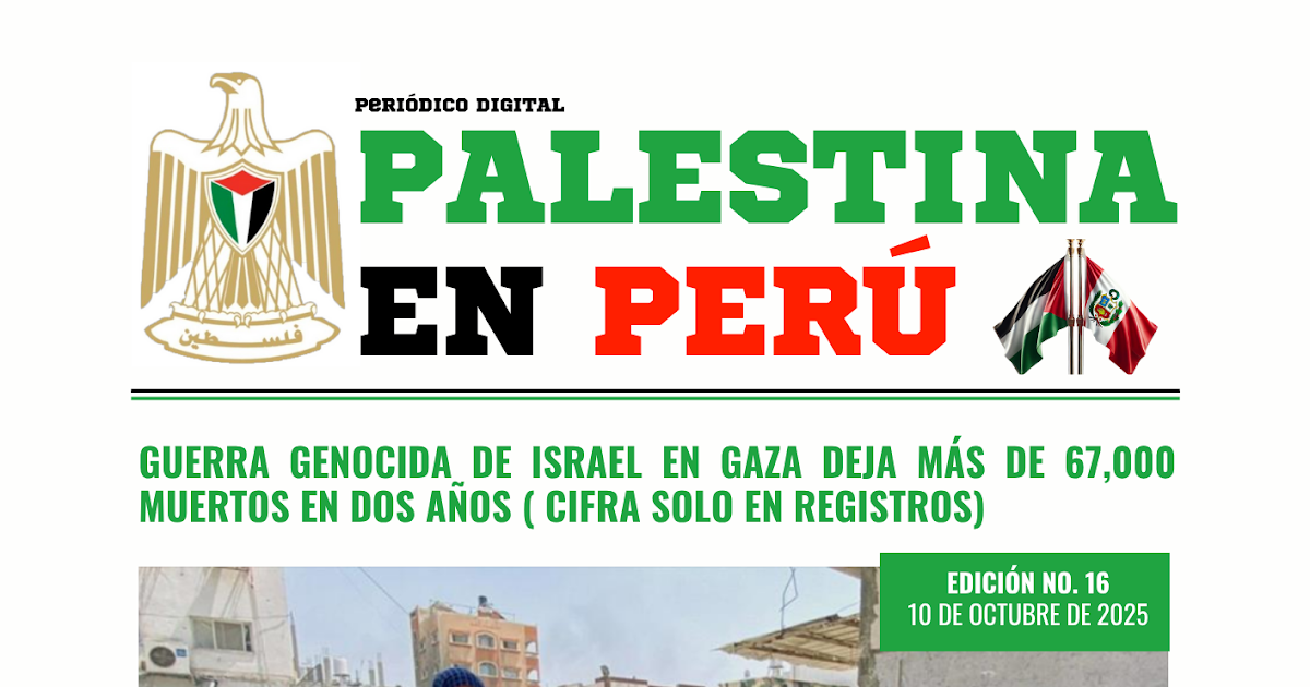 Periódico Palestina en Perú Edición 15