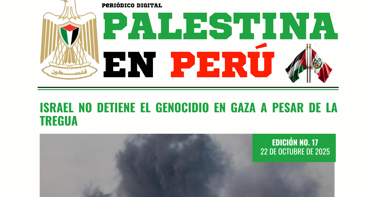 Periódico Palestina en Perú Edición 17